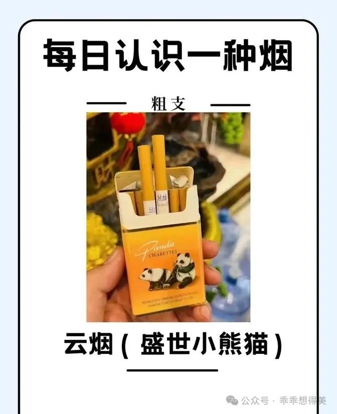 如何辨别真假香烟：香烟小熊猫家园——云烟多少钱一包-一盒？  第1张